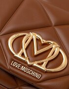 Love Moschino Раница дамска от имитация на кожа кафява JC4037PP0OLC0200