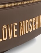 Love Moschino раница дамска от имитация на кожа кафява JC4185PP0PKD0203