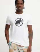 Mammut Памучна тениска Core мъжка в бяло с щампа 1017.05891