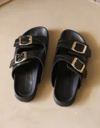 Manebi Кожени чехли Traveler Nordic Sandals