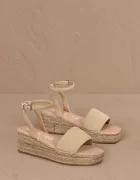 Manebi Велурени сандали Platforms With Strap