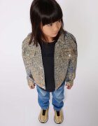 Marc Jacobs Детски кожени маратонки в златисто W60375