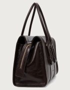 Marc Jacobs шопинг чанта дамска от кожа BABE CITY TOTE кафява 2F6HTT003H01