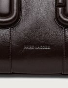 Marc Jacobs шопинг чанта дамска от кожа BABE CITY TOTE кафява 2F6HTT003H01