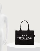 Marc Jacobs шопинг чанта дамска от памук THE LARGE TOTE черна M0016156