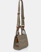 Marc O'Polo чанта crossbody дамска от памук зелена 5000010864