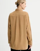 Marc O'Polo Джинсова риза дамска в бежово със свободна кройка с класическа яка 508088242173