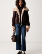 Marc O'Polo късо дамско яке от велур кафяво 5000011590