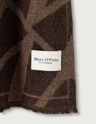 Marc O'Polo шал дамски от вълна кафяв 5000012990