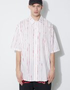 Marcelo Burlon Памучна риза County Pinstripes Over Shirt