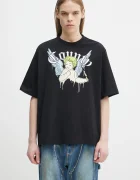 Marcelo Burlon Памучна тениска County Angel Boxy T-Shirt Black Multicol