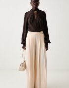 Marciano by Guess блуза дамска с ацетат NORI кафява G6YH11 W3136