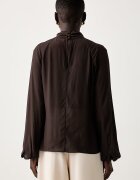 Marciano by Guess блуза дамска с ацетат NORI кафява G6YH11 W3136