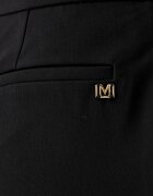 Marciano by Guess официален панталон дамски JASMINE черен с висока талия G6YB05 W3120