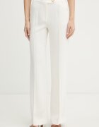 Marciano by Guess панталон дамски с вискоза GRETHA бежов с висока талия