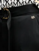 Marciano by Guess Панталон IVA в черно с широка каройка с висока талия 5YGB17 7350A