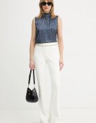 Marciano by Guess Панталон MAYE в бежово с разкроени краища с висока талия 6RGB12 9373Z