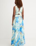 Marciano by Guess разкроена рокля ADELA синя G6GK14 W1787