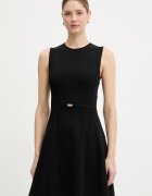Marciano by Guess разкроена рокля от вискоза KASHU черна G6GK65 Z0762