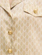 Marciano by Guess Риза ELIDA дамска в бежово със стандартна кройка с класическа яка 6RGH12 7435A