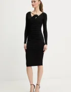 Marciano by Guess Рокля CARLI в черно къса с кройка по тялото 6RGK16 6257A