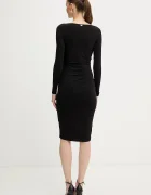 Marciano by Guess Рокля CARLI в черно къса с кройка по тялото 6RGK16 6257A