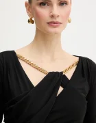 Marciano by Guess Рокля CARLI в черно къса с кройка по тялото 6RGK16 6257A