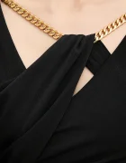 Marciano by Guess Рокля CARLI в черно къса с кройка по тялото 6RGK16 6257A