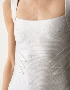 Marciano by Guess рокля по тялото с вискоза VALENTINA сребърна G6YK43 Z1110