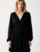 Marciano by Guess рокля с вискоза HADIL черна G6YK54 W3653