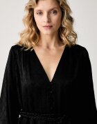 Marciano by Guess рокля с вискоза HADIL черна G6YK54 W3653