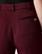 Marciano by Guess стандартен панталон дамски с добавена вълна ABBY бордо с висока талия 6RGB06 7433A