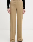 Marciano by Guess стандартен панталон дамски с добавена вълна ABBY зелен с висока талия 6RGB06 7433A