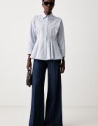 Marella дънки wide leg дамски MLSWLEG2 тъмносини 2623186124200