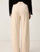 Marella панталон дамски от джинс MLSASTRALE бежов с висока талия 2623786014200