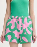 marimekko къс панталон тип анцуг дамски от памук розов 095487