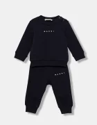 Marni Бебешки памучен спортен комплект MS1B-SET OVERALLS (2 части)