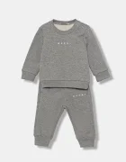Marni Бебешки памучен спортен комплект MS1B-SET OVERALLS (2 части)