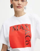 MAX&Co. Памучна тениска в бяло 2428976024200