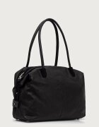 MAX&Co. шопинг чанта дамска от кожа MCASAMBAG черна 2626516037200