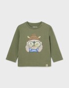 Mayoral Бебешка памучна блуза с дълъг ръкав