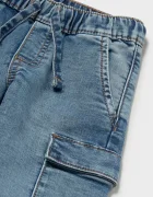 Mayoral дънки за бебе soft denim cargo сини 2540