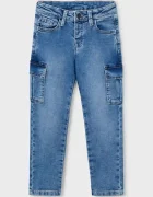 Mayoral Детски дънки soft denim cargo