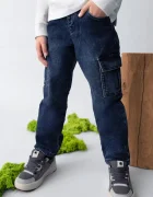 Mayoral Детски дънки soft denim cargo