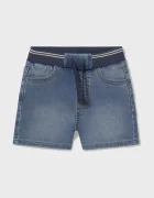 Mayoral Детски дънков къс панталон soft denim jogger