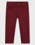 Mayoral Детски памучен панталон slim fit basic