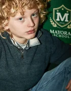 Mayoral Детски памучен пуловер