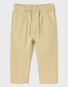 Mayoral Детски панталон с лен relaxed fit