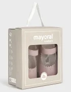 Mayoral Newborn балеринки за бебе розови 9161