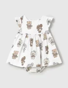 Mayoral Newborn Бебешка памучна рокля